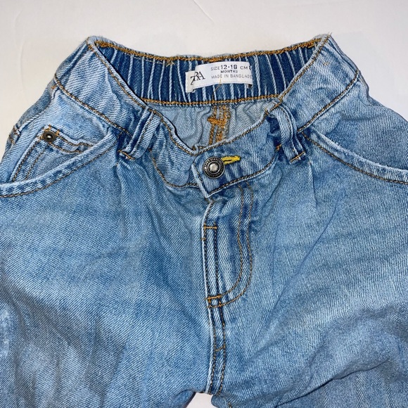 ZARA Baby boy blue Tapered Jeans - Picture 4 of 4